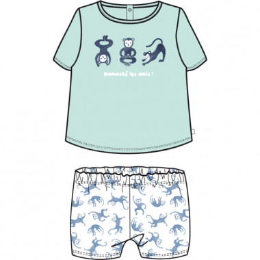 Completo t-shirt + shorts CARREMENT BEAU Per RAGAZZO