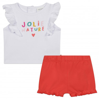 T-shirt and shorts outfit  for 