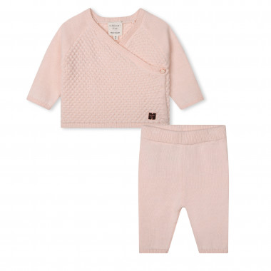 Knitted cardigan and trousers CARREMENT BEAU for GIRL