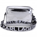 Metallic shoulder bag KARL LAGERFELD KIDS for GIRL