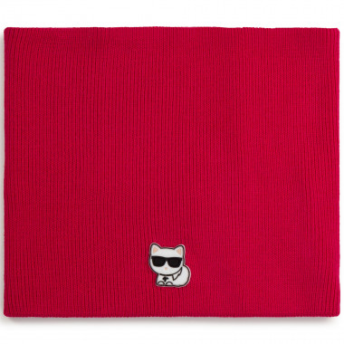 Cotton tricot snood KARL LAGERFELD KIDS for GIRL