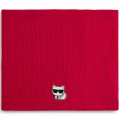 Snood en tricot coton KARL LAGERFELD KIDS pour FILLE