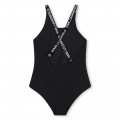 1-piece bathing suit with logo KARL LAGERFELD KIDS for GIRL