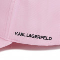 Gorra de algodón de Choupette KARL LARGERFELD KIDS para NIÑA