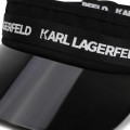 Zonneklep met logo KARL LAGERFELD KIDS Voor