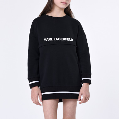 Pom-pom hat with sequins KARL LAGERFELD KIDS for GIRL
