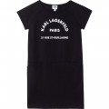 Milano jersey dress KARL LAGERFELD KIDS for GIRL
