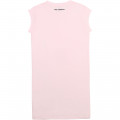 Modal and cotton jersey dress KARL LAGERFELD KIDS for GIRL