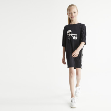 Robe manches longues KARL LAGERFELD KIDS pour FILLE