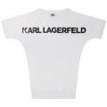 Sweatshirt-jurk KARL LAGERFELD KIDS Voor