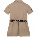 Short-sleeved dress KARL LAGERFELD KIDS for GIRL