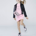 Sweatshirt-Kleid mit Strass KARL LAGERFELD KIDS Für MÄDCHEN