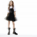 Tweekleurige jurk met ceintuur KARL LAGERFELD KIDS Voor