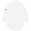 Cotton poplin shirt KARL LAGERFELD KIDS for GIRL