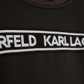 Bi-colour sweatshirt dress KARL LAGERFELD KIDS for GIRL