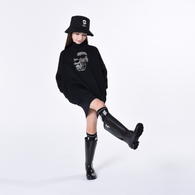 Sweatjurk met strass KARL LAGERFELD KIDS Voor