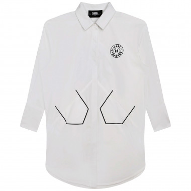 VESTIDO CAMISEIRO KARL LAGERFELD KIDS para RAPARIGA