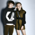 Robe droite courte KARL LAGERFELD KIDS pour FILLE