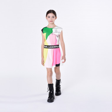 Multicoloured formal dress KARL LAGERFELD KIDS for GIRL