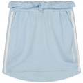 Short straight skirt with logo KARL LAGERFELD KIDS for GIRL