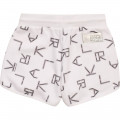 Cotton-rich shorts KARL LAGERFELD KIDS for GIRL