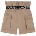 Shorts im Safari-Stil KARL LAGERFELD KIDS Für MÄDCHEN