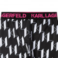 Novelty print leggings KARL LAGERFELD KIDS for GIRL