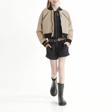 Playsuit with belt KARL LAGERFELD KIDS for GIRL