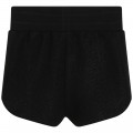 Mixed-material shorts KARL LAGERFELD KIDS for GIRL
