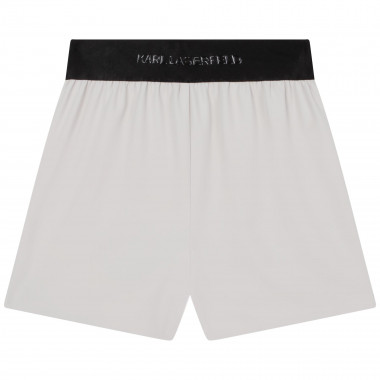 Novelty logo waist shorts KARL LAGERFELD KIDS for GIRL