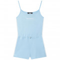 Playsuit with straps KARL LAGERFELD KIDS for GIRL