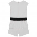 2-in-1 zip-up playsuit KARL LAGERFELD KIDS for GIRL
