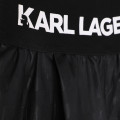 Embossed coated shorts KARL LAGERFELD KIDS for GIRL