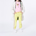 Striped-band jogging bottoms KARL LAGERFELD KIDS for GIRL