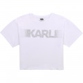 T-SHIRT KORTE MOUWEN KARL LAGERFELD KIDS Voor