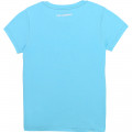 T-shirt fantaisie Choupette KARL LAGERFELD KIDS pour FILLE