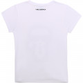 T-shirt à manches courtes KARL LAGERFELD KIDS pour FILLE