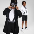 T-shirt en coton et modal KARL LAGERFELD KIDS pour FILLE