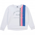 Sweat fantaisie KARL LAGERFELD KIDS pour FILLE