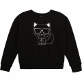 Felpa a fantasia Choupette KARL LAGERFELD KIDS Per BAMBINA