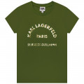 T-shirt a maniche corte KARL LAGERFELD KIDS Per BAMBINA