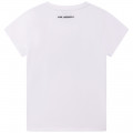 Short-sleeved T-shirt KARL LAGERFELD KIDS for GIRL