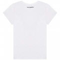 T-shirt a maniche corte KARL LAGERFELD KIDS Per BAMBINA