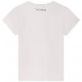 T-shirt in cotone e modal KARL LAGERFELD KIDS Per BAMBINA