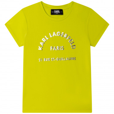T-Shirt aus Baumwoll-Modal KARL LAGERFELD KIDS Für MÄDCHEN