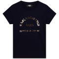 T-shirt in cotone e modal KARL LAGERFELD KIDS Per BAMBINA