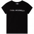 Camiseta con estampado KARL LARGERFELD KIDS para NIÑA