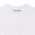 T-shirt imprimé Choupette KARL LAGERFELD KIDS pour FILLE