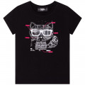 T-shirt with print on front KARL LAGERFELD KIDS for GIRL