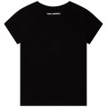 T-shirt with print KARL LAGERFELD KIDS for GIRL